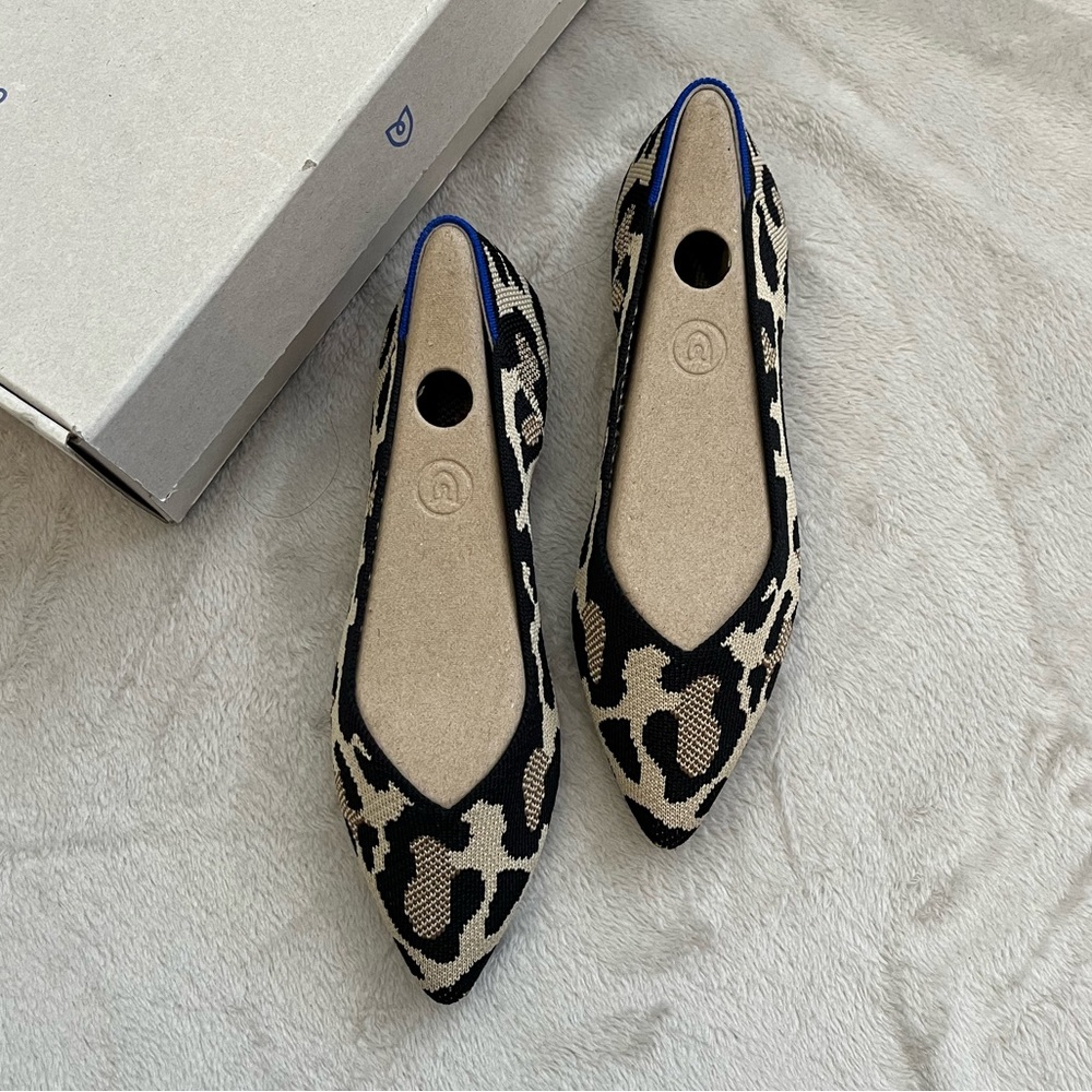 Rothy’s The Point Flats in Desert Cat, Sz 5.5